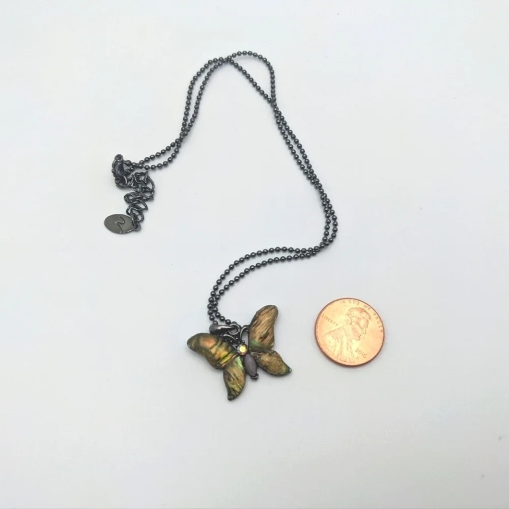 Vintage Aurora Butterfly Y2K Necklace
